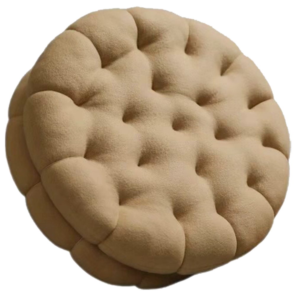 ビスケット クッション 座布団 丸型 円形 おしゃれ かわいい ラウンドクッション 北欧 ふわふわ インテリア クリスマス プレゼント GPT 送料無料(gu1c337) | ブランド登録なし | 02