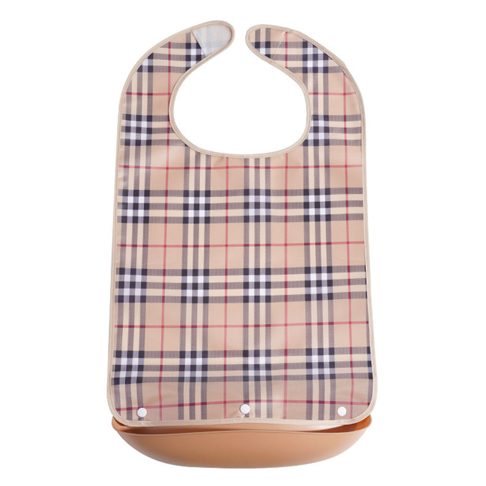 介護 食事用エプロン ポケット付き 着脱可能 大人用 よだれかけ 介護用エプロン お食事エプロン 介助 リハビリ 撥水 高齢者 シニア GPT 送料無料 (gu1c355) | ブランド登録なし | 01