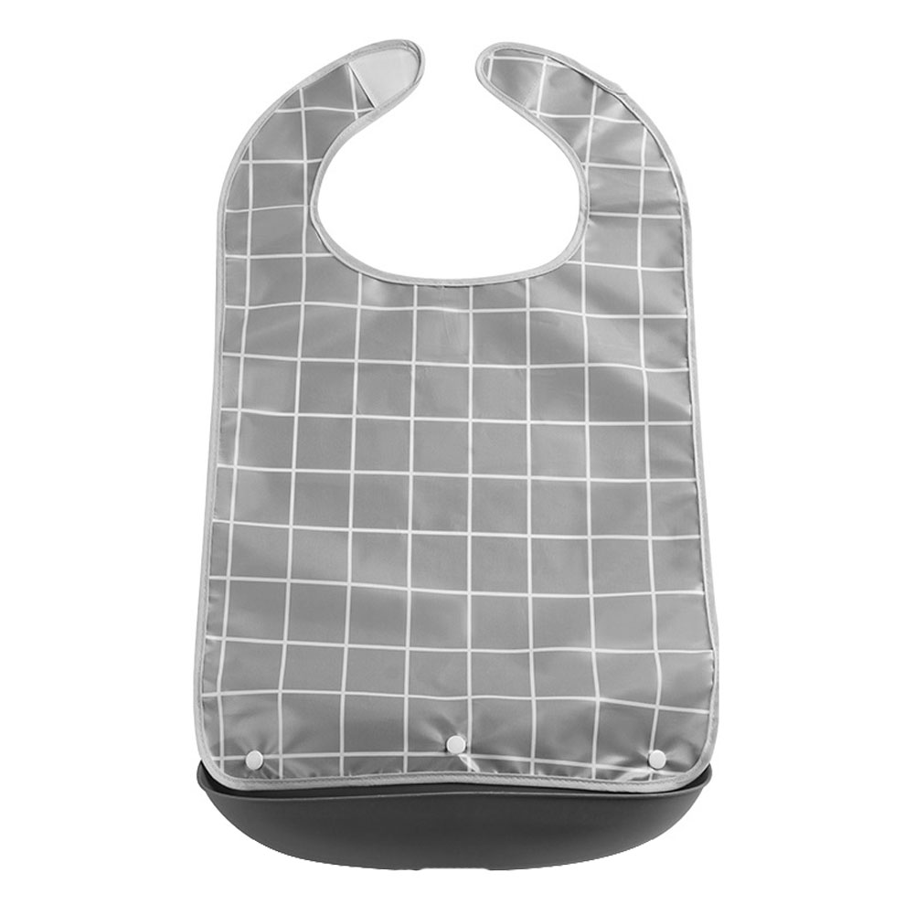 介護 食事用エプロン ポケット付き 着脱可能 大人用 よだれかけ 介護用エプロン お食事エプロン 介助 リハビリ 撥水 高齢者 シニア GPT 送料無料 (gu1c355) | ブランド登録なし | 04