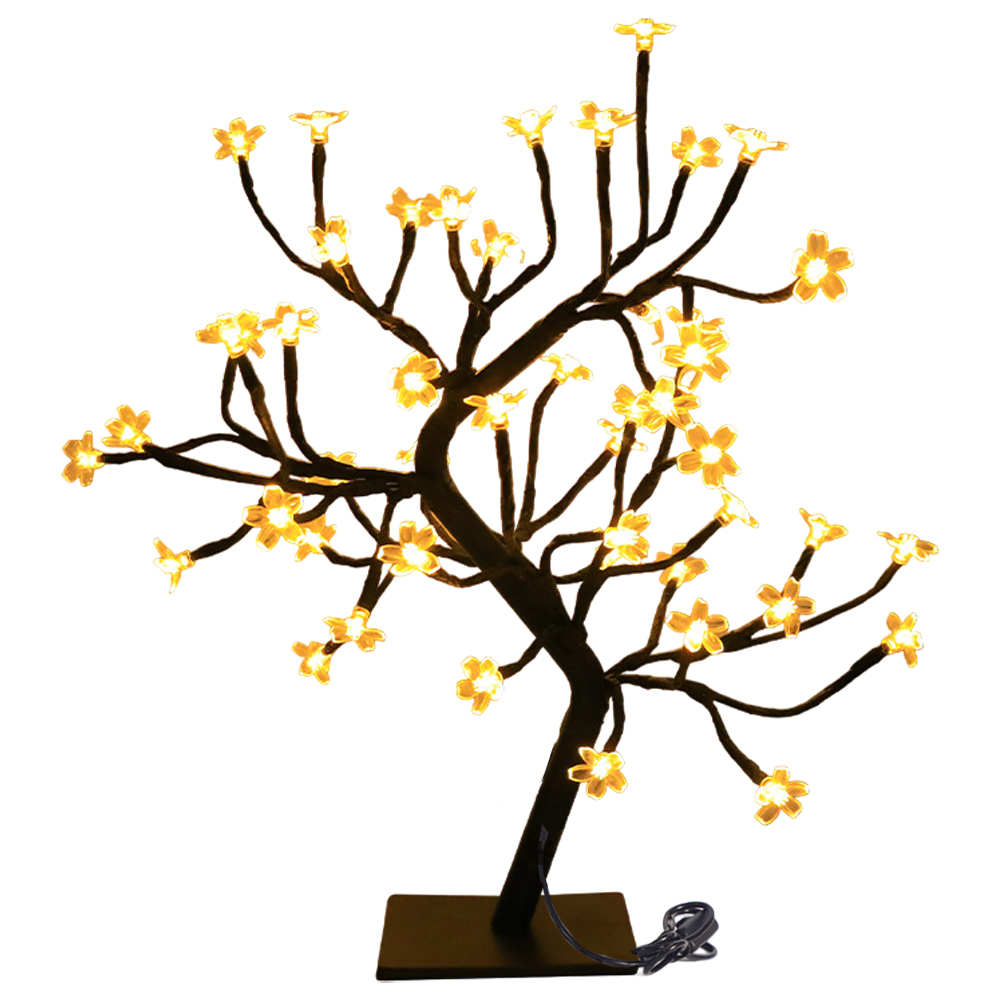 テーブルライト テーブルランプ ナイトライト 桜 花 ベッドサイドライト USB電源 間接照明 48灯 有線 おしゃれ インテリア GPT 送料無料(gu1c357) | ブランド登録なし | 01