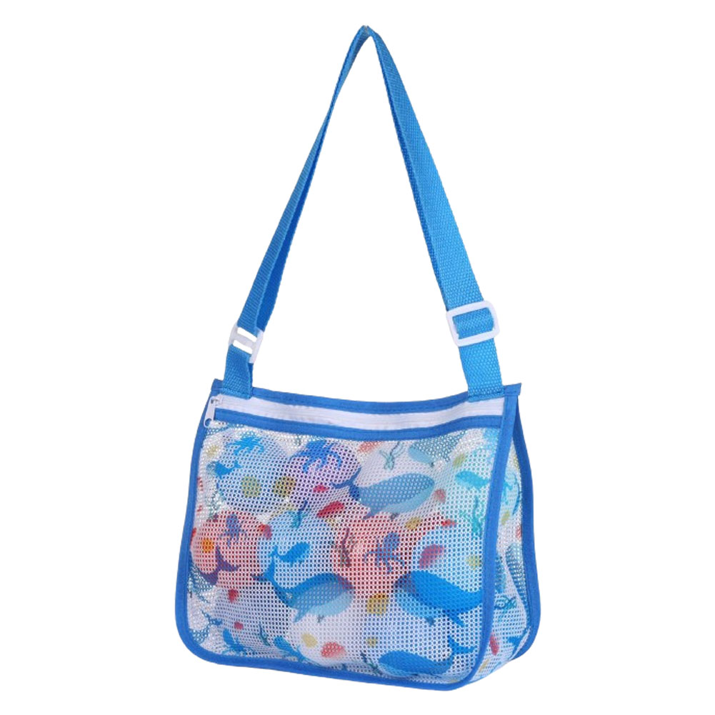 キッズ ショルダーバッグ メッシュバッグ 子供 子ども 海水浴 海遊び 公園 砂場 ビーチ おもちゃ入れ 肩掛け ビーチバッグ GPT 2点迄メール便OK(gu1c360) | ブランド登録なし | 01