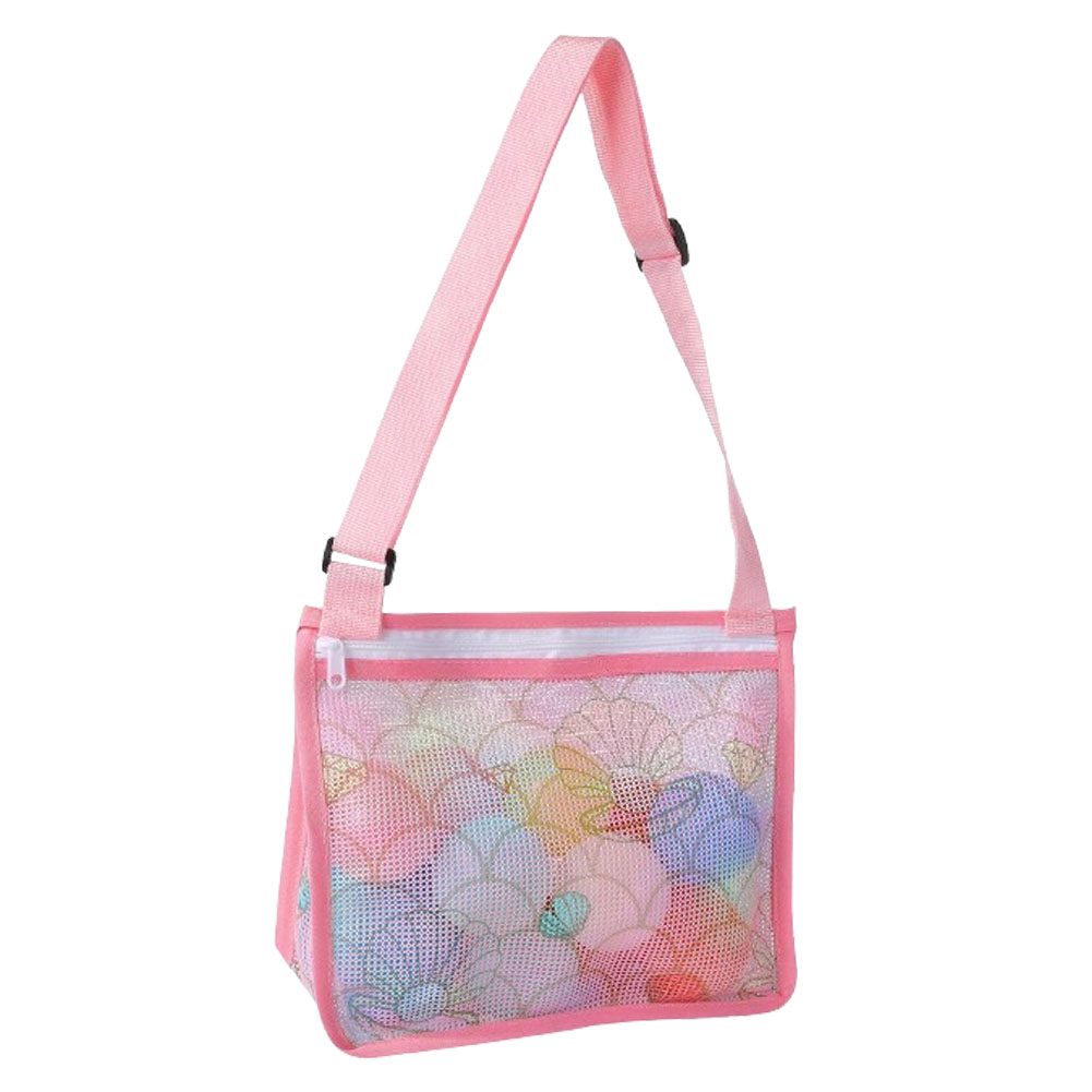 キッズ ショルダーバッグ メッシュバッグ 子供 子ども 海水浴 海遊び 公園 砂場 ビーチ おもちゃ入れ 肩掛け ビーチバッグ GPT 2点迄メール便OK(gu1c360) | ブランド登録なし | 05
