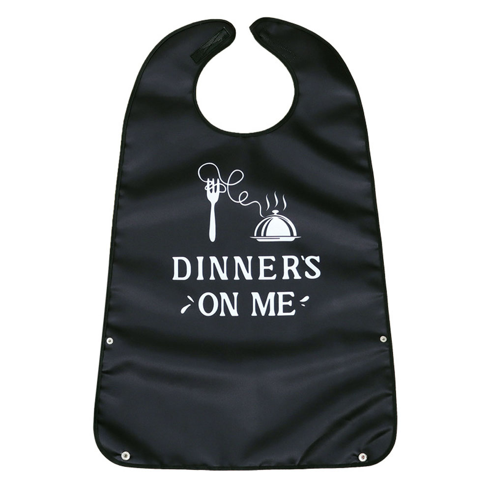 「レビュー記入でメール便送料無料」介護用 食事用 エプロン ポケット付き 大人用 スタイ 食べこぼし お食事エプロン リハビリ 英語 GPT gu1c406-mail(gu1c407) | ブランド登録なし | 01