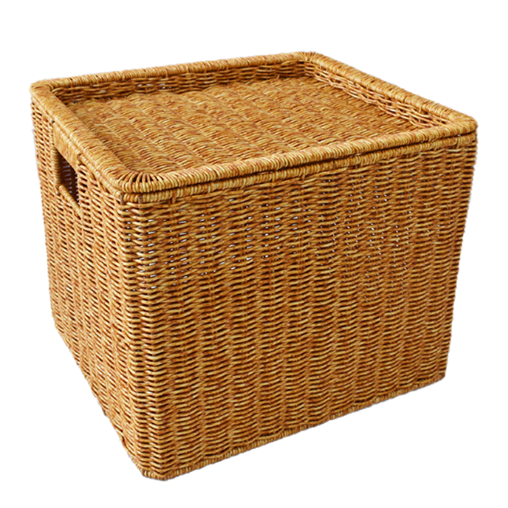 ラタン調 収納ボックス テーブル トレイ トレー バスケット 2WAY 3WAY サイドテーブル バスケットテーブル 籐風 GPT 送料無料(gu1c414) | ブランド登録なし | 01