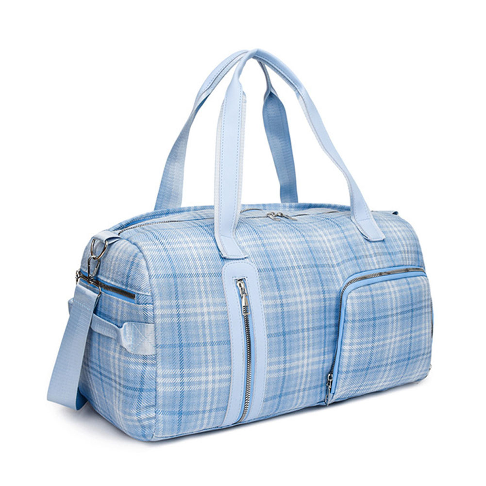 チェック柄ボストンバッグ 大容量 ボストンバッグ 旅行バッグ 大容量 レディース チェック柄 おしゃれ