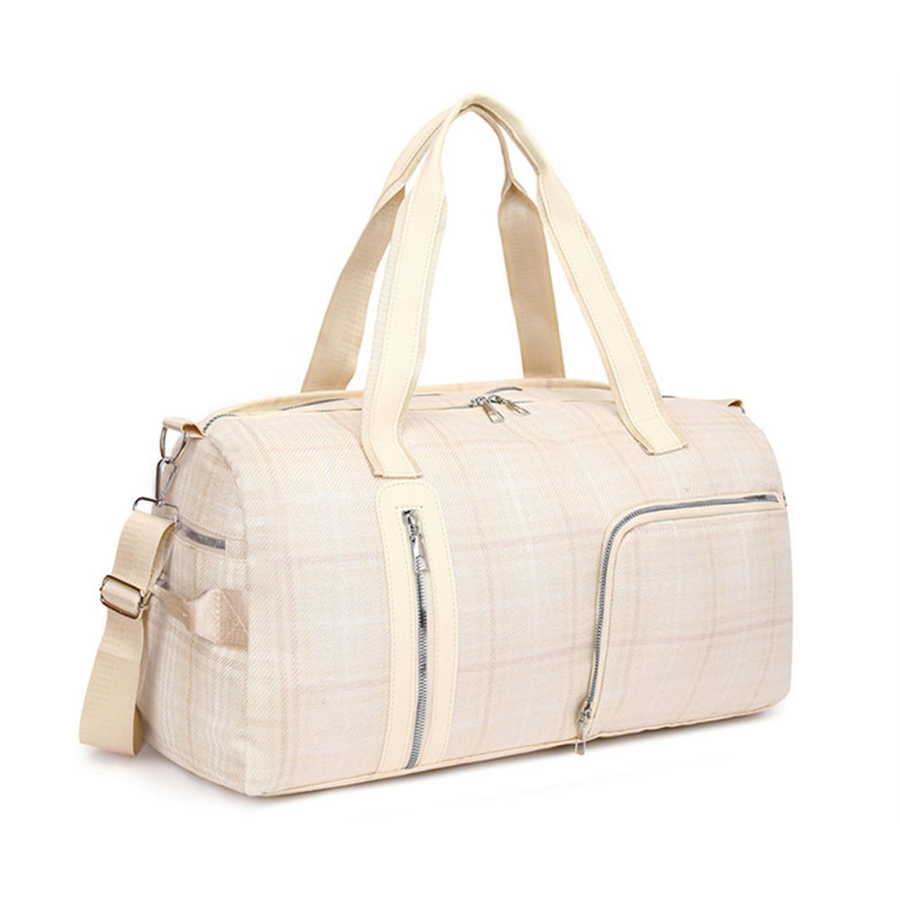 ボストンバッグ 旅行バッグ 大容量 レディース チェック柄 おしゃれ 斜め掛け キャリーオン ジム スポーツバッグ 入院 修学旅行 1泊 2泊 GPT 送料無料 (gu1c434) | ブランド登録なし | 04