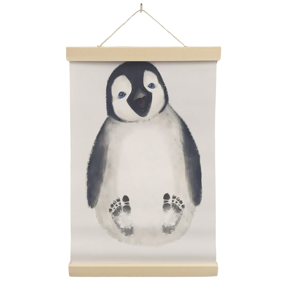 「レビュー記入でメール便送料無料」足形 タペストリー 台紙 ベビーギフト 赤ちゃん アニマル 記念 ハーフバースデー 壁掛け 飾り GPT gu1c445-mail(gu1c446) | ブランド登録なし | 02