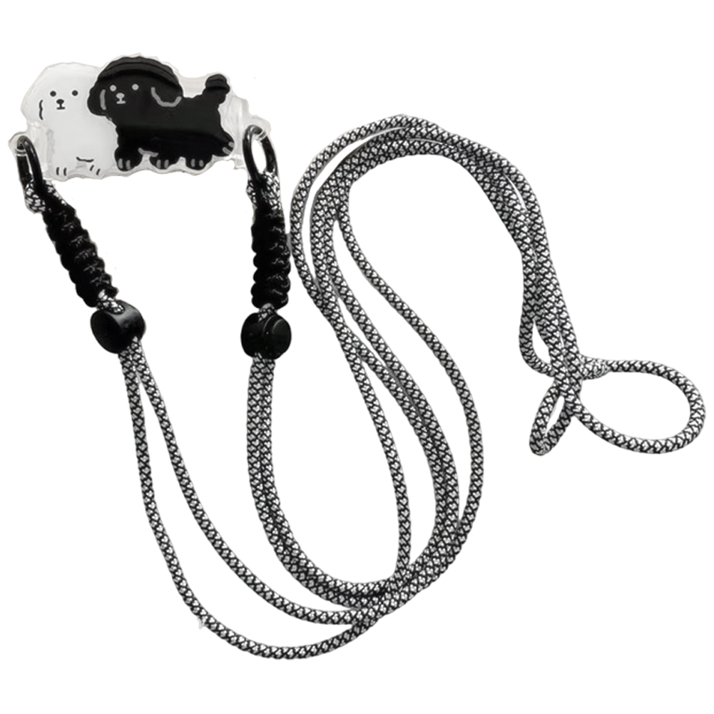 スマホクリップ スマホショルダー ストラップ 犬 うさぎ 携帯 多機種対応 ホルダー 挟むだけ 簡単装着 斜め掛け 肩掛け 落下防止 GPT 2点迄メール便OK(gu1c473) | ブランド登録なし | 01