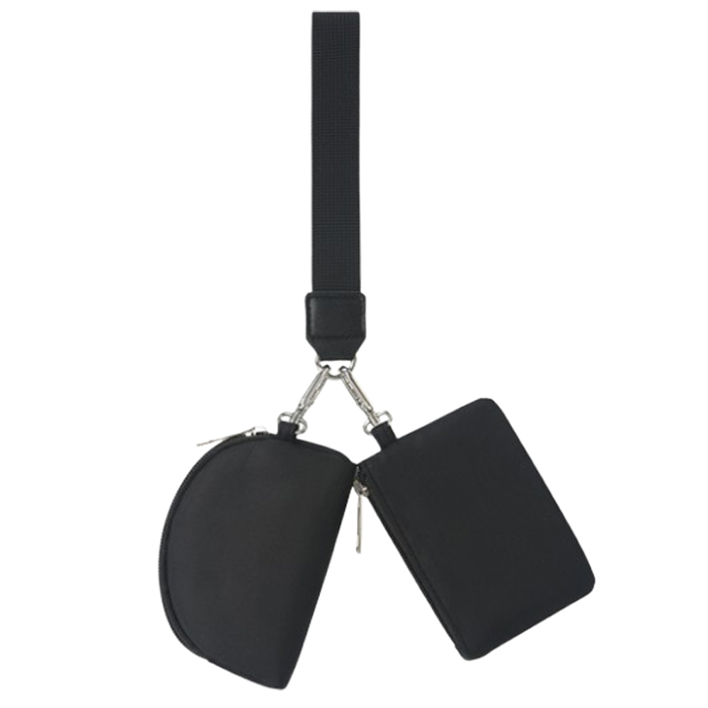 「レビュー記入でメール便送料無料」ミニポーチ 2個 合体 ストラップ カラビナ 小さい ミニ セット ポーチ ジッパー GPT gu1c494-mail(gu1c495)(1通につき5点迄) | ブランド登録なし | 01