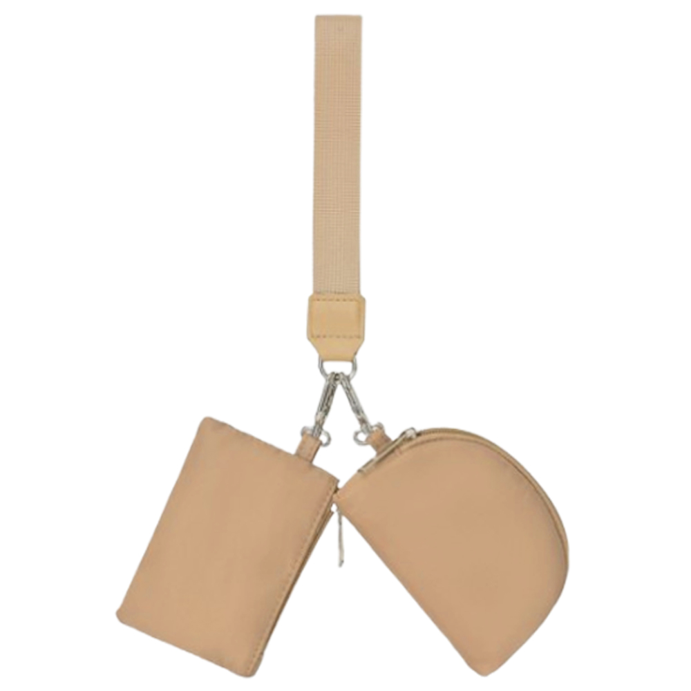 「レビュー記入でメール便送料無料」ミニポーチ 2個 合体 ストラップ カラビナ 小さい ミニ セット ポーチ ジッパー GPT gu1c494-mail(gu1c495)(1通につき5点迄) | ブランド登録なし | 05