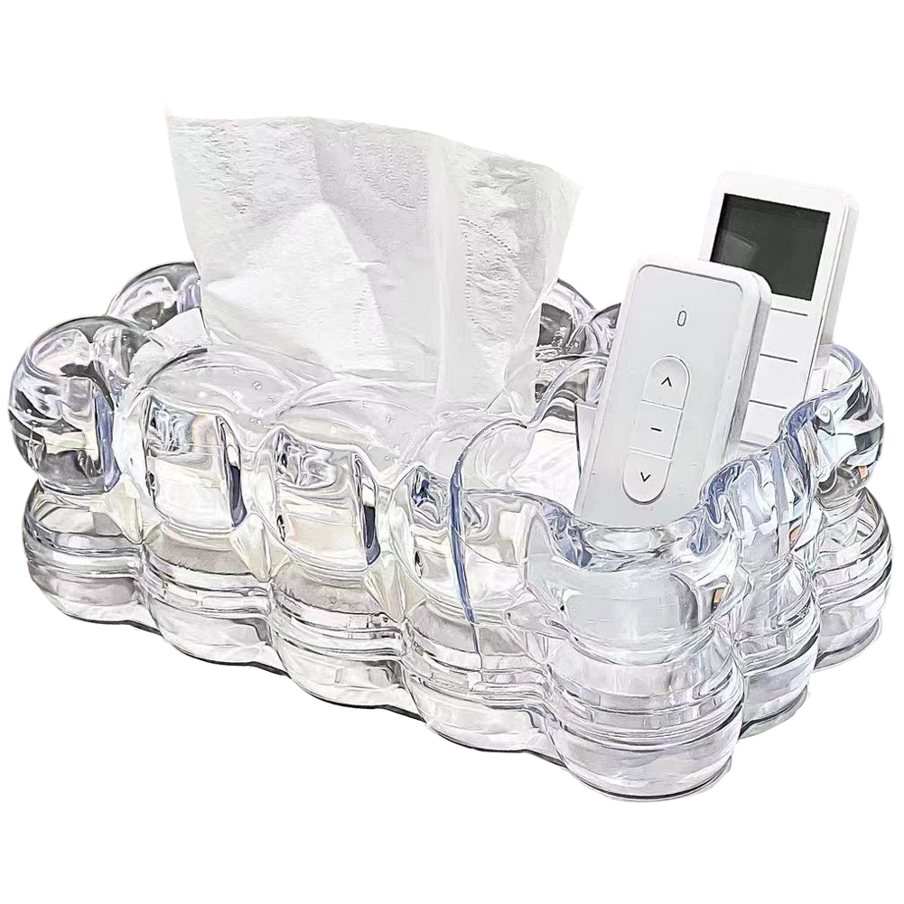 ティッシュケース ティッシュボックス 卓上収納 小物入れ 収納 リビング おしゃれ クリア バブル ポコポコ 仕分け 整理 ペン立て 雑貨 GPT 送料無料(gu1c500) | ブランド登録なし | 01