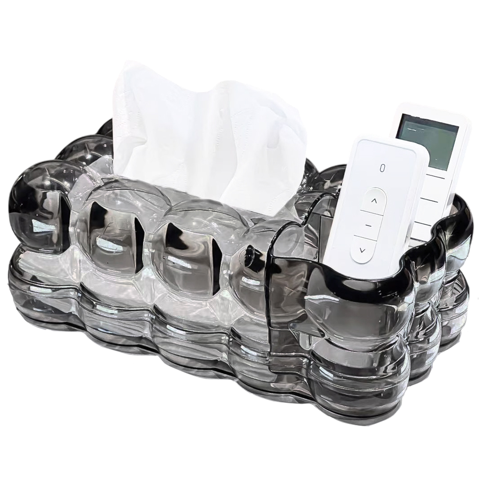 ティッシュケース ティッシュボックス 卓上収納 小物入れ 収納 リビング おしゃれ クリア バブル ポコポコ 仕分け 整理 ペン立て 雑貨 GPT 送料無料(gu1c500) | ブランド登録なし | 03