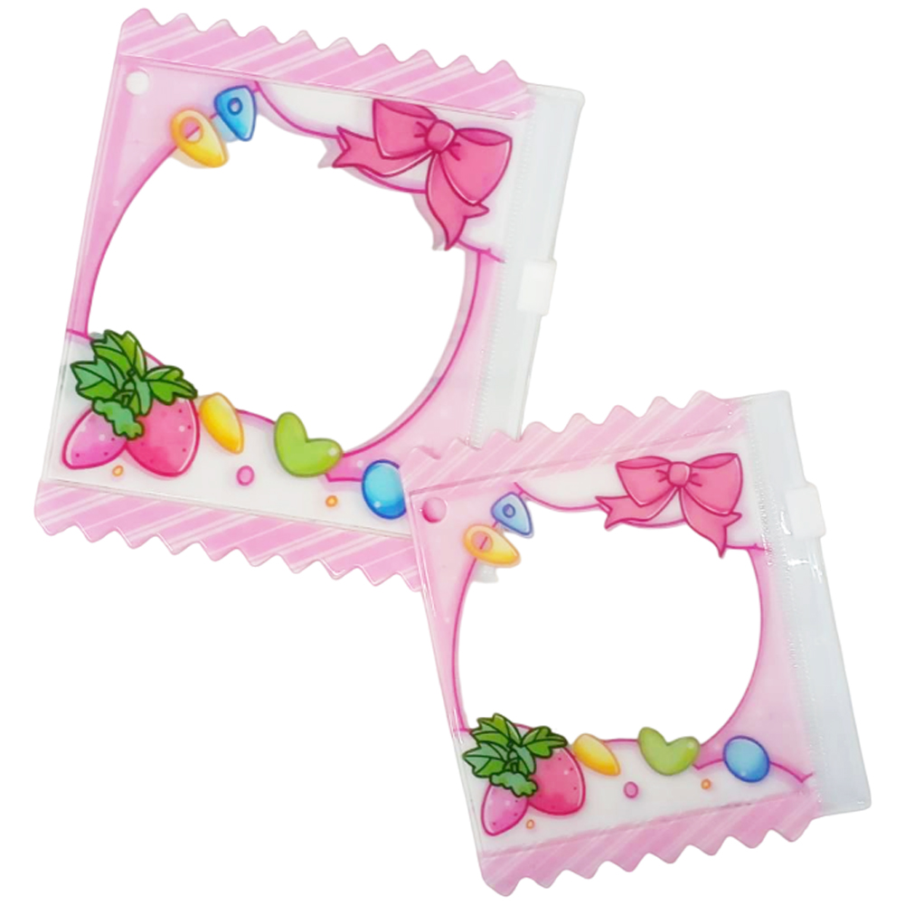 「レビュー記入でメール便送料無料」缶バッジ カバー 57mm 76mm対応 2個セット キーホルダー 推し活 傷防止 保護GPT gu1c546-mail(1通につき12点迄)(gu1c547) | ブランド登録なし | 02