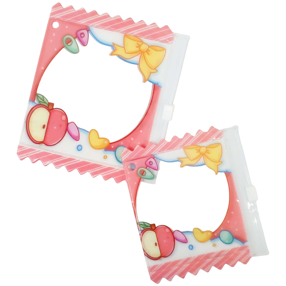 「レビュー記入でメール便送料無料」缶バッジ カバー 57mm 76mm対応 2個セット キーホルダー 推し活 傷防止 保護GPT gu1c546-mail(1通につき12点迄)(gu1c547) | ブランド登録なし | 03