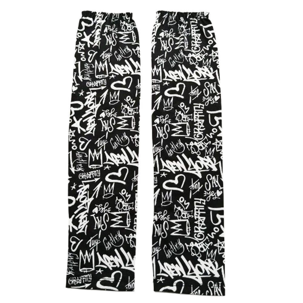 アームカバー おしゃれ 白黒 柄 ペイズリー バンダナ 冷感 モノトーン UVカット レディース 日焼け対策 ロング GPT 6点迄メール便OK(gu1c550) | ブランド登録なし | 04