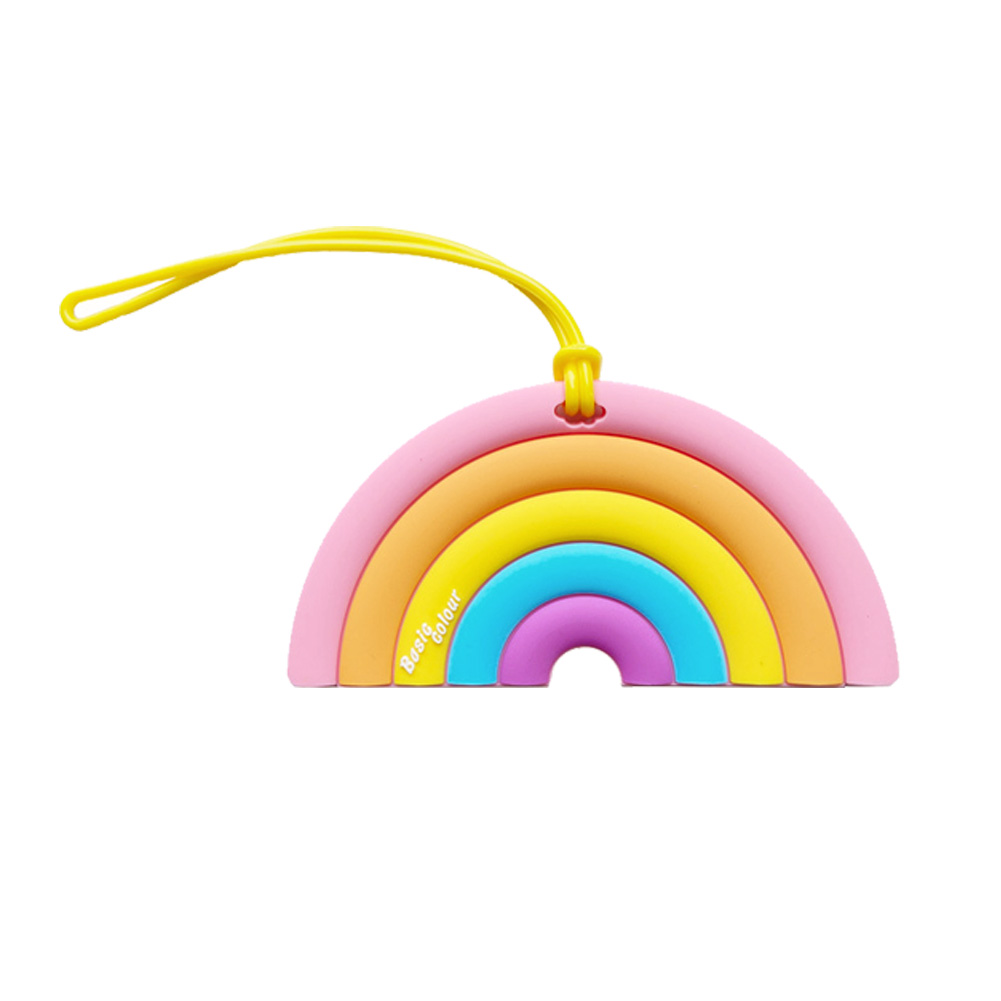 「レビュー記入でメール便送料無料」ネームタグ ラゲッジタグ 虹 レインボー 名札 子供 幼稚園 保育園 旅行 スーツケース リュック GPT gu1c562-mail(gu1c563) | ブランド登録なし | 02