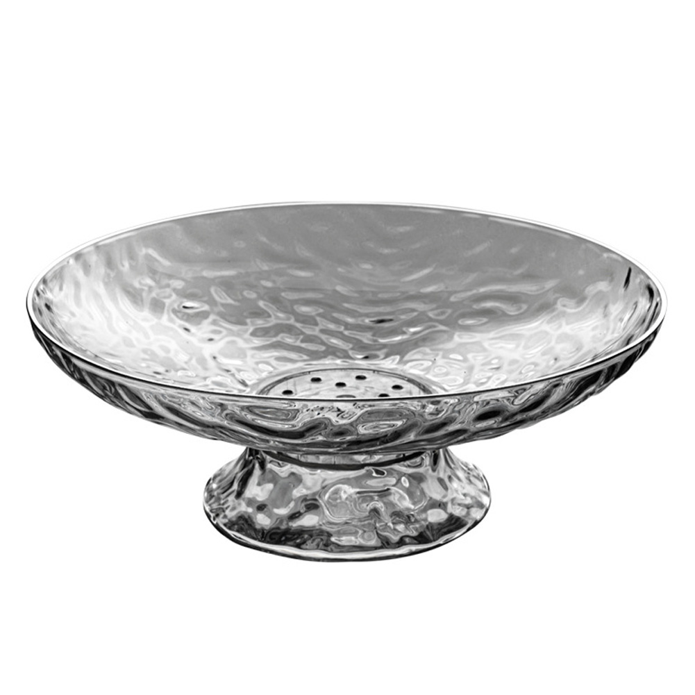 フルーツ皿 脚付き プレート フルーツボウル コンポート 食器 軽い プラスチック お菓子 デザート皿 かご フルーツバスケット 水切り付き GPT 送料無料(gu1c618) | ブランド登録なし | 01