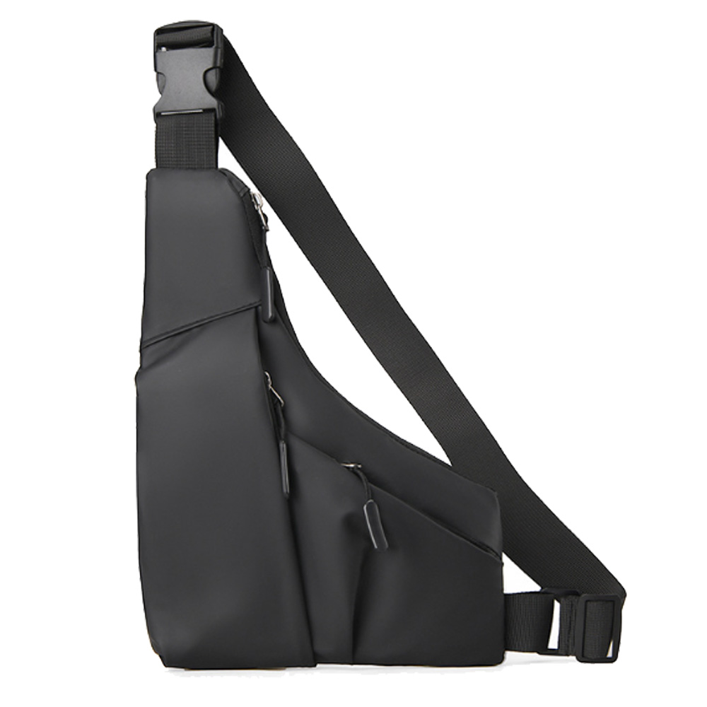 ボディバッグ メンズ 撥水 斜め掛け 肩掛け スリング バッグ 防犯 チェストバッグ ショルダーバッグ ワンショルダー 無地 ブラック グレー GPT (gu1c622) | ブランド登録なし | 01