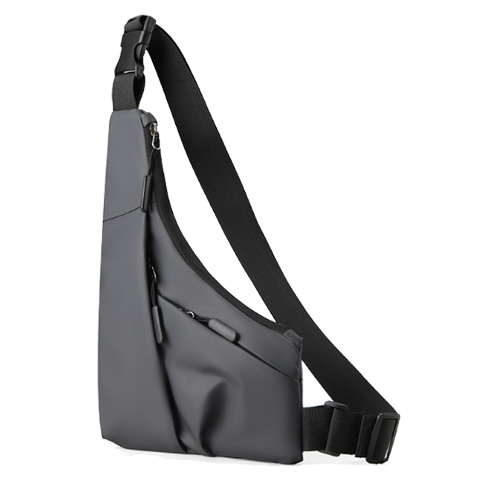 ボディバッグ メンズ 撥水 斜め掛け 肩掛け スリング バッグ 防犯 チェストバッグ ショルダーバッグ ワンショルダー 無地 ブラック グレー GPT (gu1c622) | ブランド登録なし | 02