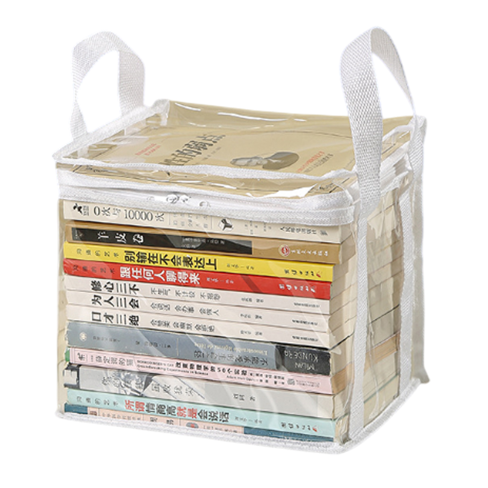 「レビュー記入でメール便送料無料」 透明 収納 ケース 小サイズ 本 コミック 書籍 クリア ビニール 持ち手付き GPT gu1c643-mail(gu1c644)(1通につき2点迄) | ブランド登録なし | 03