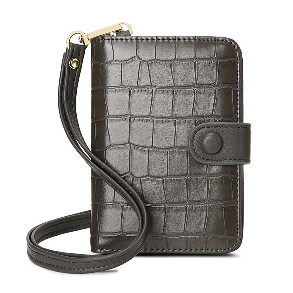 パスポートケース スキミング防止 首下げ パスポートカバー クロコ おしゃれ 海外旅行 セキュリティ 貴重品入れ カード GPT 2点迄メール便OK(gu1c651) | ブランド登録なし | 02