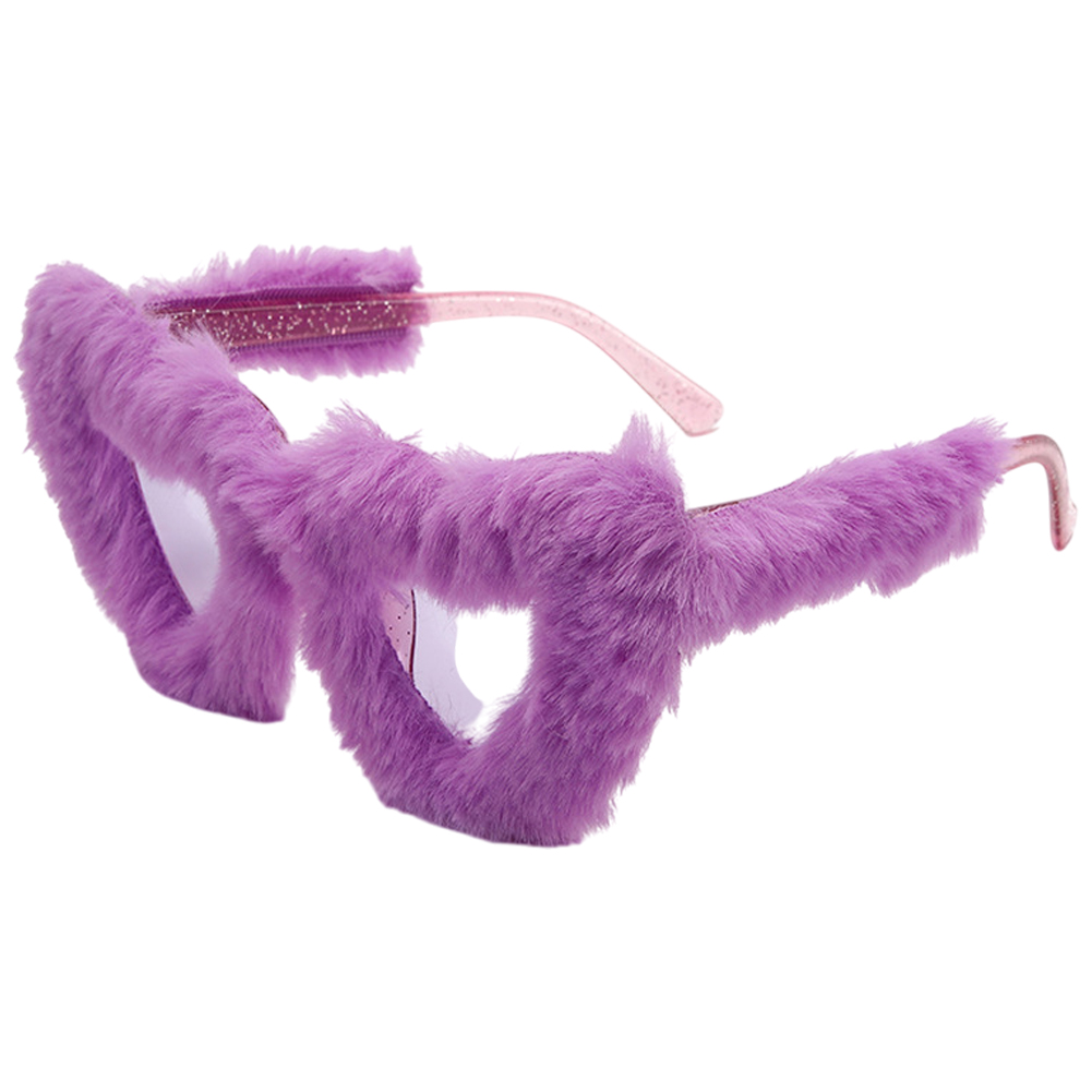 「レビュー記入でメール便送料無料」サングラス レディース おもしろ ハート型 ファー付き 仮装 コスプレ ユニーク GPT gu1c676-mail(1通につき4点迄)(gu1c677) | ブランド登録なし | 02