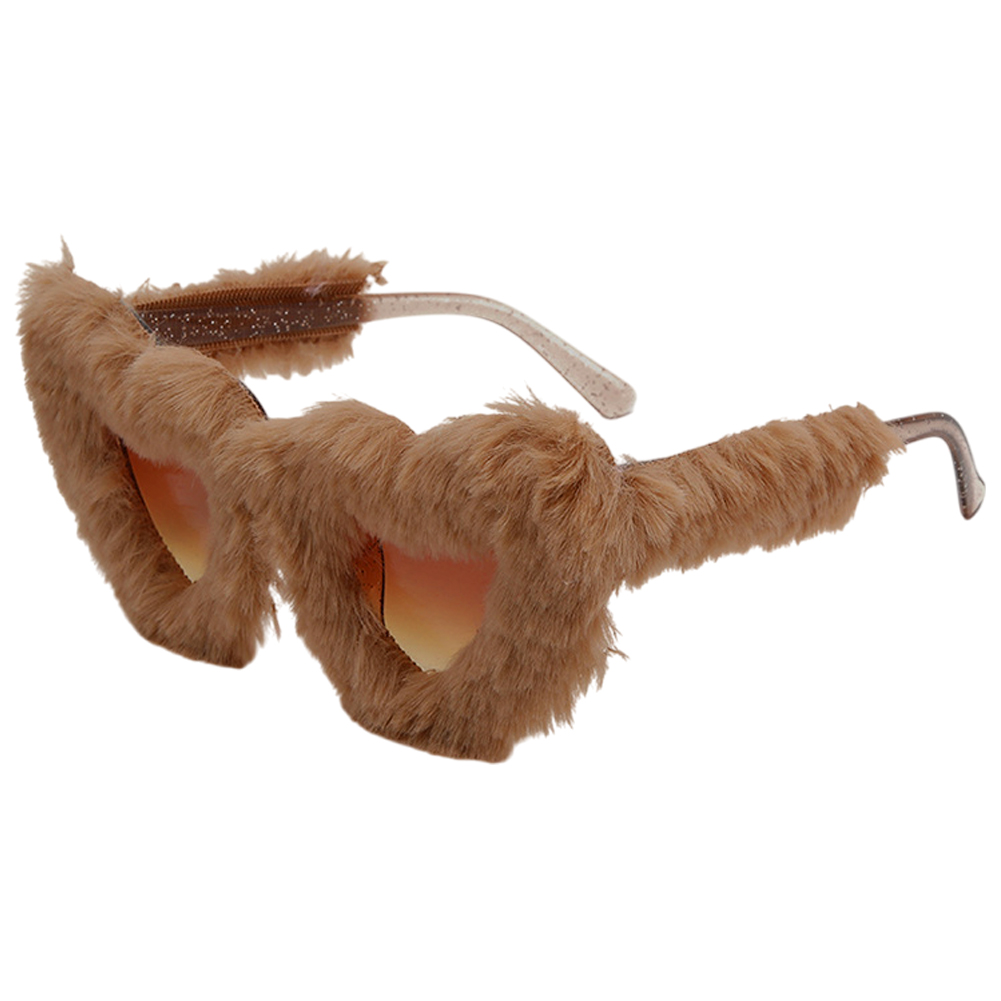 「レビュー記入でメール便送料無料」サングラス レディース おもしろ ハート型 ファー付き 仮装 コスプレ ユニーク GPT gu1c676-mail(1通につき4点迄)(gu1c677) | ブランド登録なし | 04
