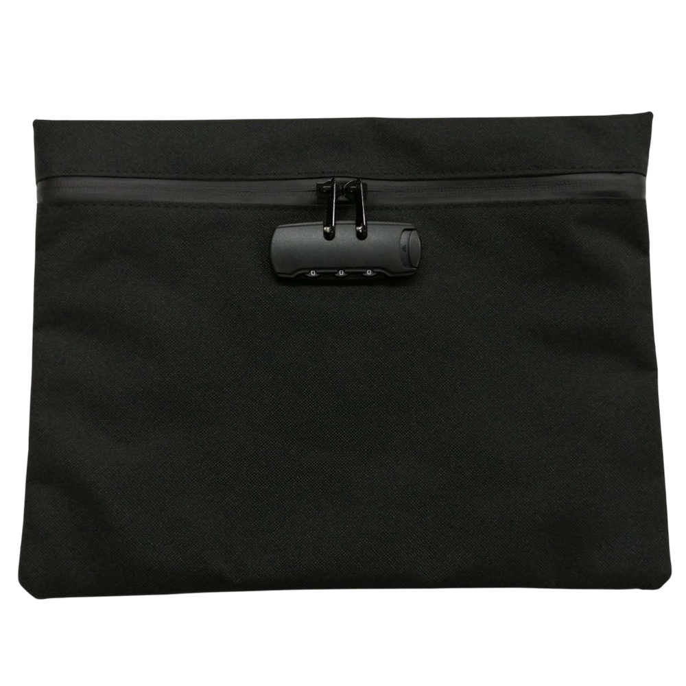 「レビュー記入でメール便送料無料」 防犯 3桁 ダイヤル錠 薄型 トラベル ポーチ フラットポーチ B5収納 シンプル GPT gu1c693-mail(gu1c694)(1通につき1点迄) | ブランド登録なし | 01