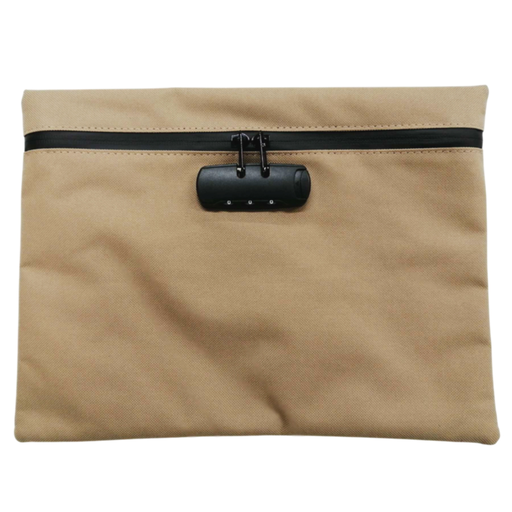 「レビュー記入でメール便送料無料」 防犯 3桁 ダイヤル錠 薄型 トラベル ポーチ フラットポーチ B5収納 シンプル GPT gu1c693-mail(gu1c694)(1通につき1点迄) | ブランド登録なし | 03