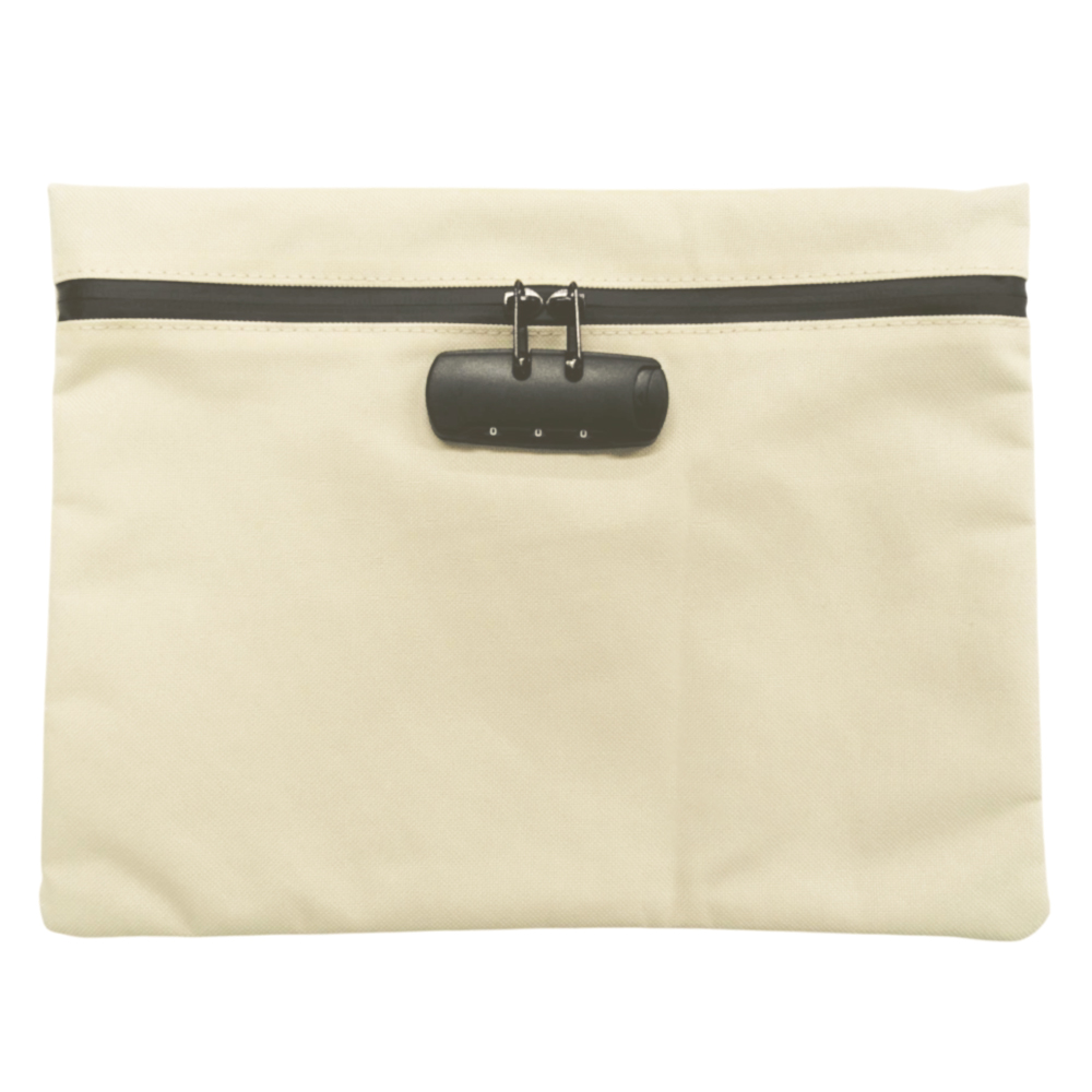 「レビュー記入でメール便送料無料」 防犯 3桁 ダイヤル錠 薄型 トラベル ポーチ フラットポーチ B5収納 シンプル GPT gu1c693-mail(gu1c694)(1通につき1点迄) | ブランド登録なし | 04