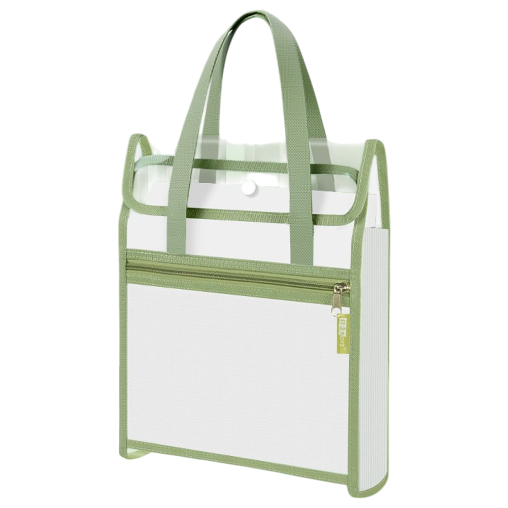 バッグ型 ファイルケース A4 ドキュメントファイル ドキュメントケース 13ポケット 持ち手付き ファスナーポケット付き 書類 GPT 1点迄メール便OK(gu1c697) | ブランド登録なし | 01