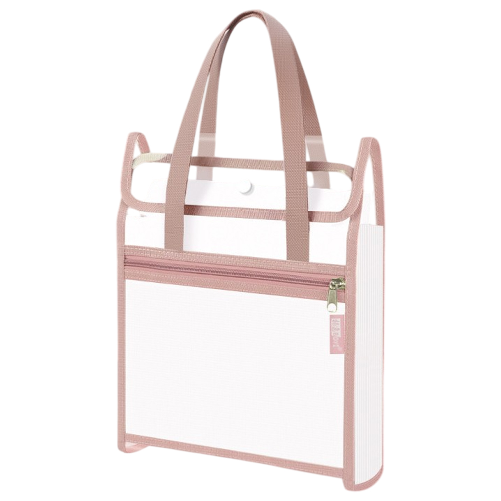 バッグ型 ファイルケース A4 ドキュメントファイル ドキュメントケース 13ポケット 持ち手付き ファスナーポケット付き 書類 GPT 1点迄メール便OK(gu1c697) | ブランド登録なし | 02