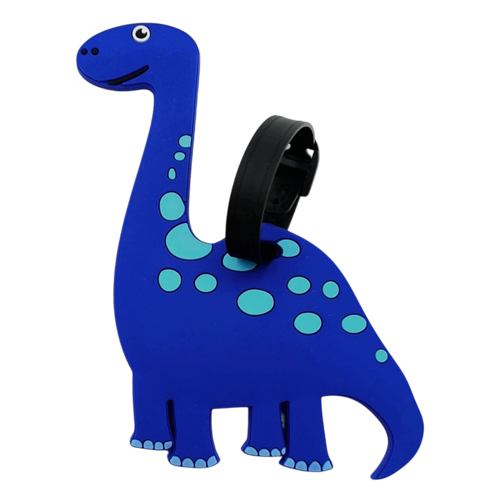 ネームタグ ラゲッジタグ 恐竜 型 ブルー 可愛い 荷物 タグ 荷札 名札 ネーム 目印 旅行 トラベル ラバー 男の子 GPT 10点迄メール便OK(gu1c701) | ブランド登録なし | 01