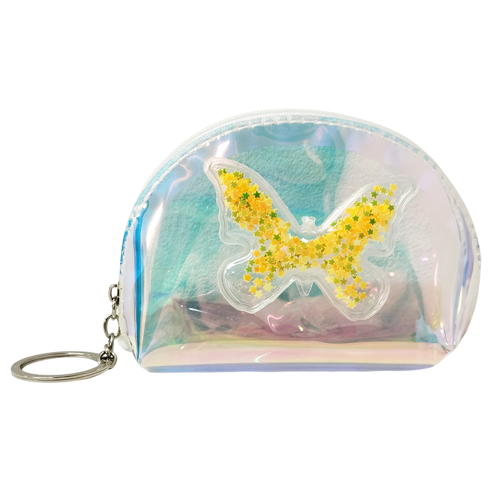 「レビュー記入でメール便送料無料」ミニポーチ オーロラ シャカシャカ コインケース 化粧ポーチ キーリング付き GPT gu1c708-mail(1通につき5点迄)(gu1c709) | ブランド登録なし | 02