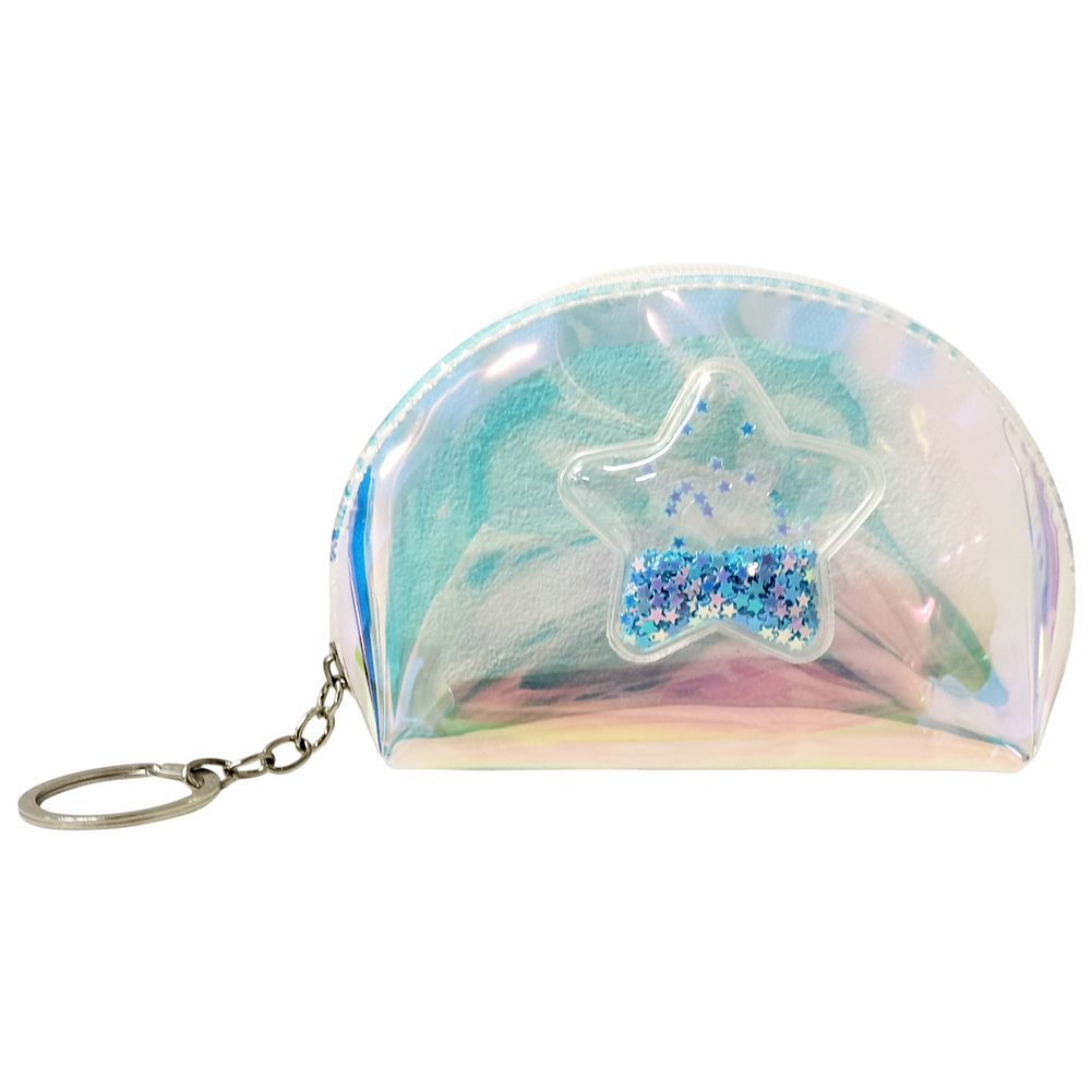 「レビュー記入でメール便送料無料」ミニポーチ オーロラ シャカシャカ コインケース 化粧ポーチ キーリング付き GPT gu1c708-mail(1通につき5点迄)(gu1c709) | ブランド登録なし | 03
