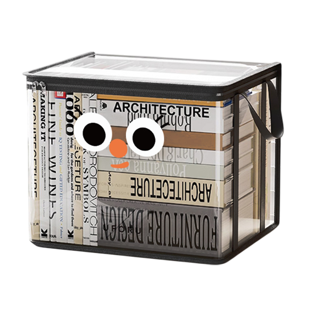 「レビュー記入でメール便送料無料」透明 収納 ケース 本 コミック 雑誌 クリア ビニール PVC 持ち手 フェイス GPT gu1c710-mail(gu1c711)(1通1点迄) | ブランド登録なし | 02