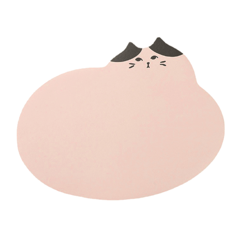 ランチョンマット ランチマット 猫 洗える 撥水 丸 ハチワレ レザー調 かわいい おしゃれ マット 子供 大人 PUレザー 北欧 韓国 GPT 3点迄メール便OK(gu1c718) | ブランド登録なし | 03