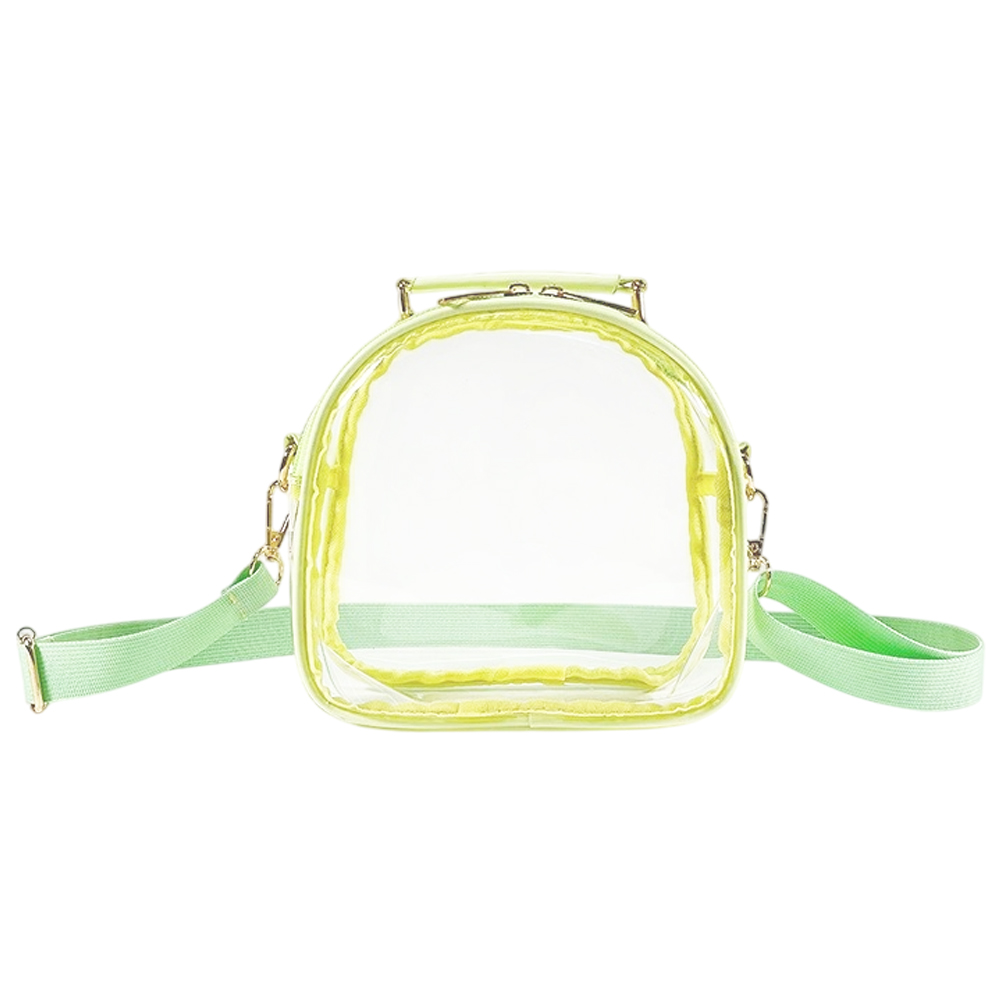 痛バッグ ショルダーバッグ 小さめ 推し活 光る フチ 透明 斜めがけ 肩がけ ミニ 缶バッジ ハンドバッグ ポーチ コンパクト GPT 1点迄メール便OK(gu1c734) | ブランド登録なし | 01