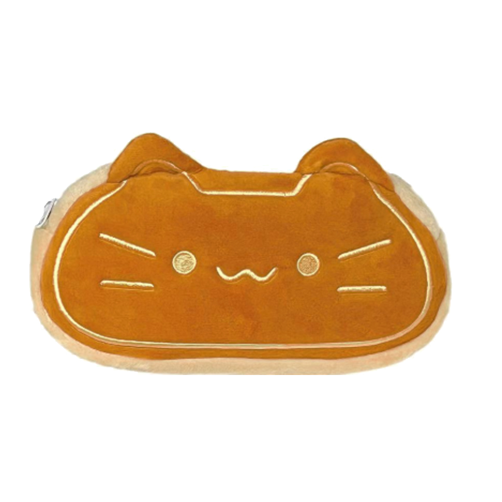 ふわふわ 猫 パン 型 ぬいぐるみ ペンケース 大容量 ポーチ 筆箱 メイクポーチ おしゃれ 中学生 小学生 かわいい ポケット GPT 2点迄メール便OK(gu1c753) | ブランド登録なし | 01