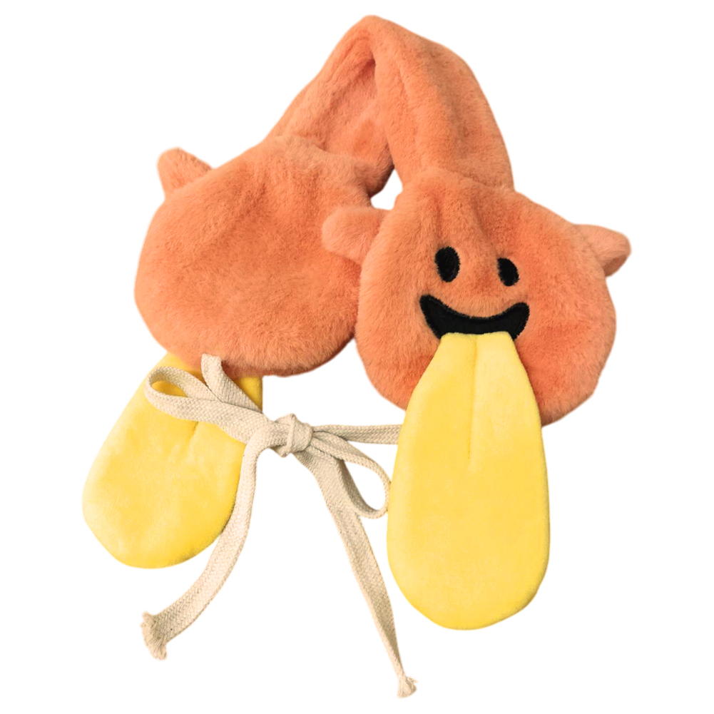 イヤーマフ 防寒 耳あて 軽量 コンパクト おばけ かわいい レディース イヤーウォーマー 防寒 折りたたみ フェイクファー 子ども GPT 1点迄メール便OK(gu1c779) | ブランド登録なし | 01