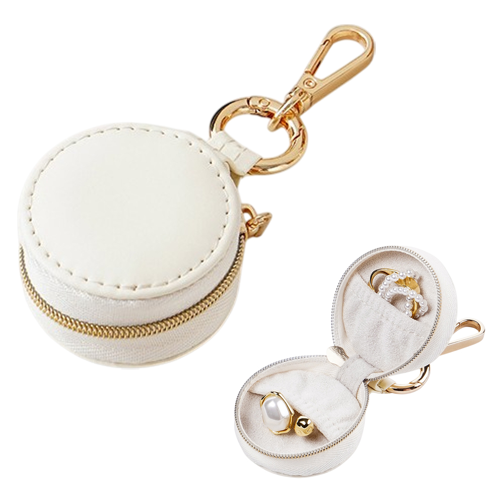 アクセサリーケース 携帯用 収納ボックス 持ち運び ジュエリーケース カラビナ付き 指輪 ピアス ネックレス かわいい プレゼント GPT 4点迄メール便OK(gu1c783) | ブランド登録なし | 02