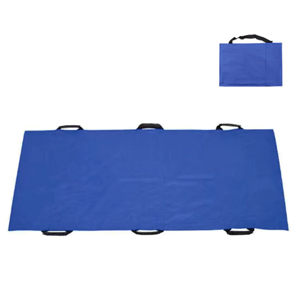 介助 移乗 寝返り サポート シート 6 ハンドル 簡易 担架 160×70cm 持ち手 介護 布製 折り畳み 移動 搬送 体位変換 GPT(gu1c807)【送料無料】 | ブランド登録なし | 01