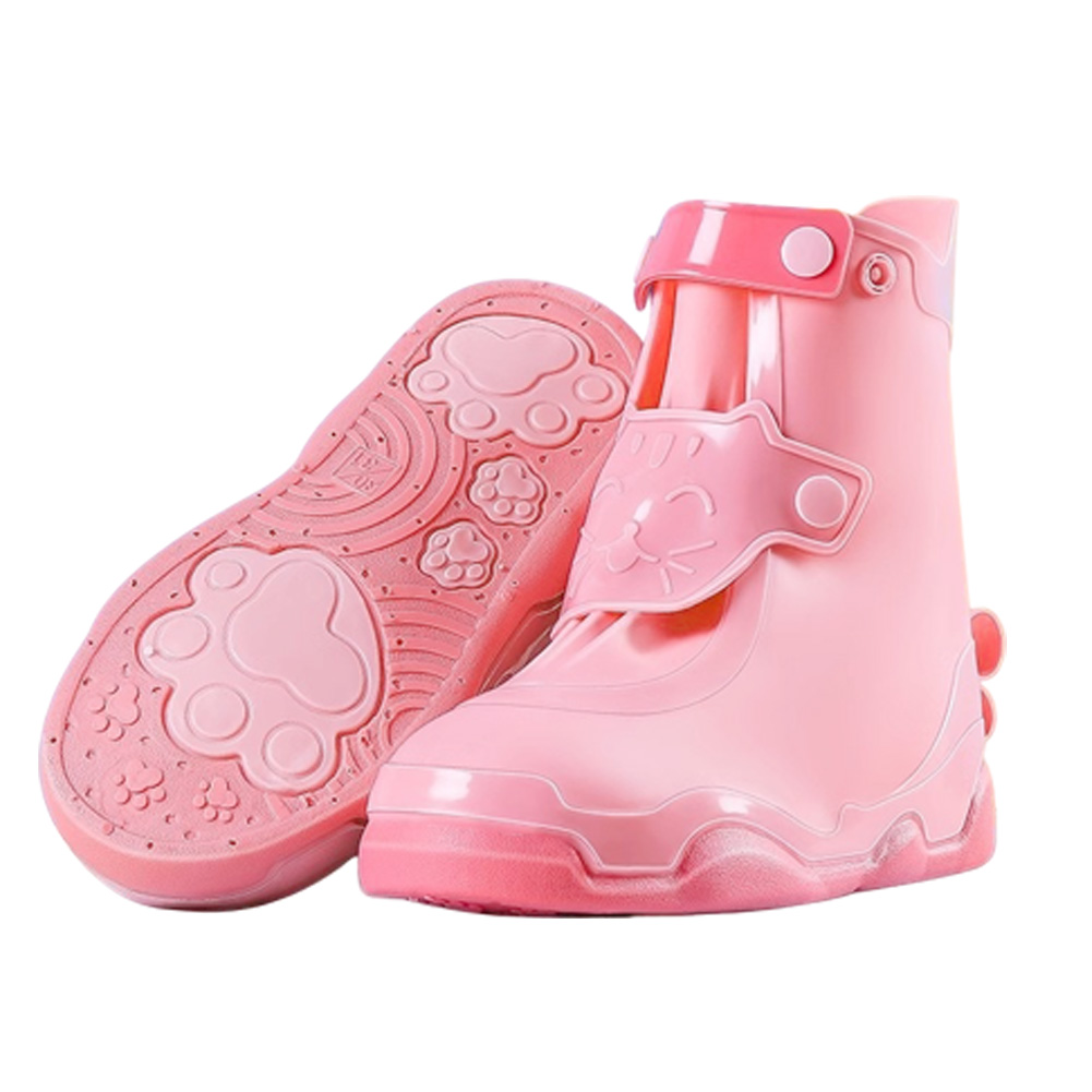 シューズカバー レインカバー 靴カバー 子供用 子供 キッズ 幼稚園 小学生 男の子 女の子 通学 通園 長靴 防水 雨対策 雨の日 ネコ GPT 送料無料(gu1c833) | ブランド登録なし | 03