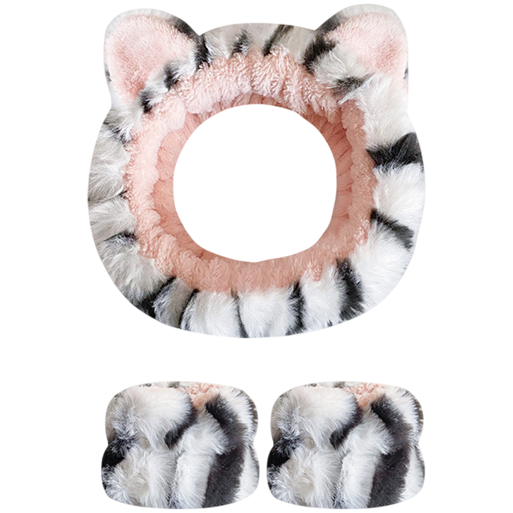 「レビュー記入でメール便送料無料」リストバンド 2個セット ヘアバンド 吸水 うさぎ くま トラ 袖濡れ防止 GPT gu1c850-mail(1通につき2点迄)(gu1c851) | ブランド登録なし | 06