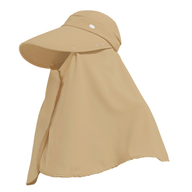 「レビュー記入でメール便送料無料」 帽子 UVカット 日焼け防止 2WAY フェイスカバー サンバイザー 紫外線対策 GPT gu1c878-mail(gu1c879)(1通につき1点迄) | ブランド登録なし | 02