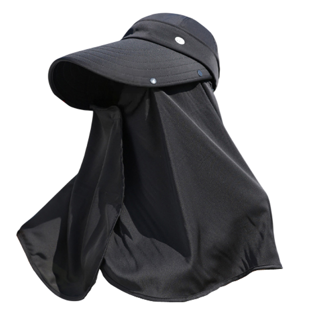 「レビュー記入でメール便送料無料」 帽子 UVカット 日焼け防止 2WAY フェイスカバー サンバイザー 紫外線対策 GPT gu1c878-mail(gu1c879)(1通につき1点迄) | ブランド登録なし | 03