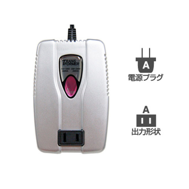 カシムラ 変圧器 ダウントランス NTI-200 保証付 AC110-130V⇒100V