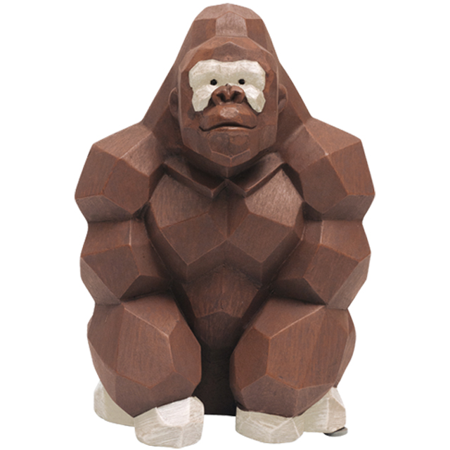 貯金箱 インテリア アニマル 木彫調 北欧風 木目調 マネーバンク