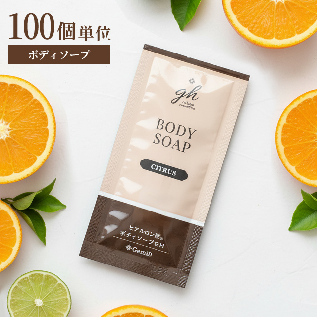 ボディソープ パウチ 100個単位 ホテルアメニティ 旅行用 業務用