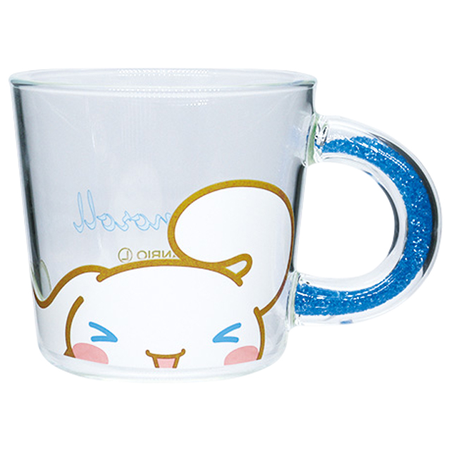 sanrio（サンリオ） マグカップ コップ 耐熱ガラス ビーズ持ち手